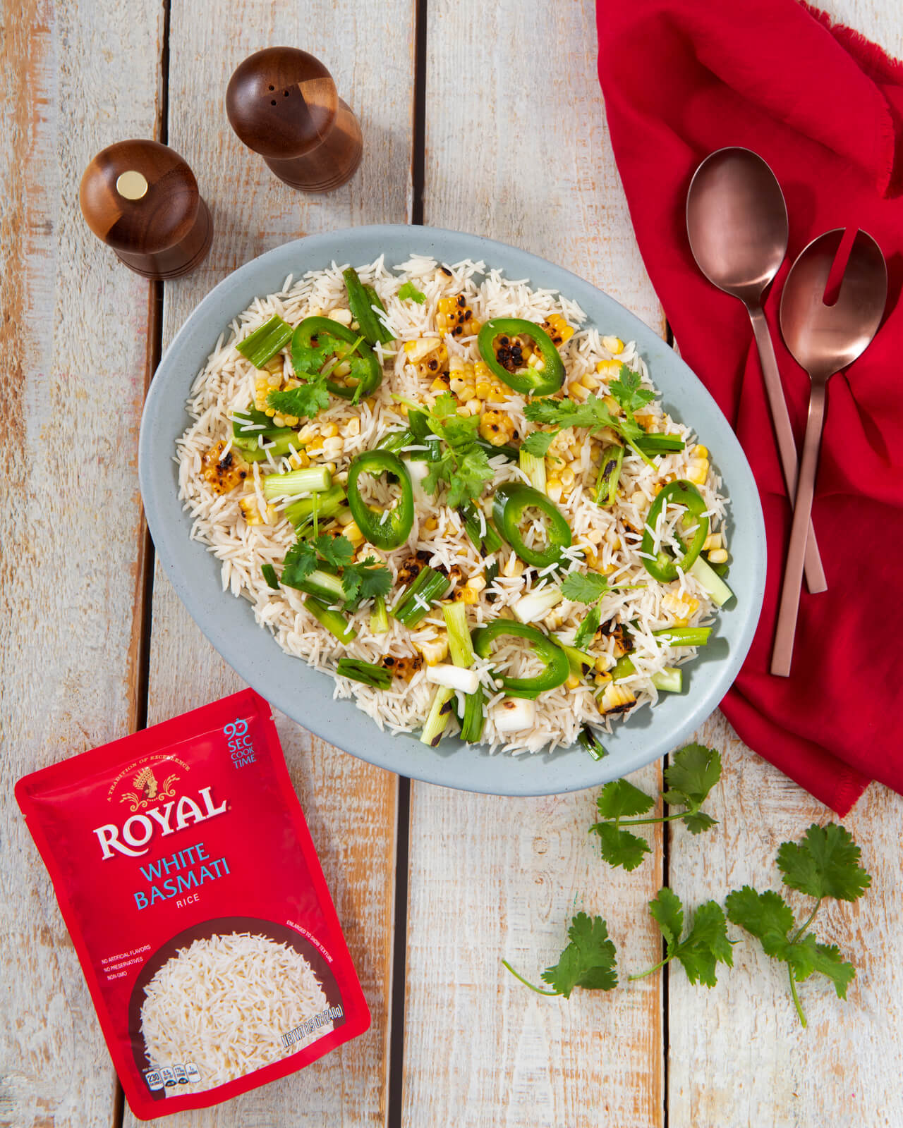 Spicy Charred Veggie Rice : Authentic Royal®