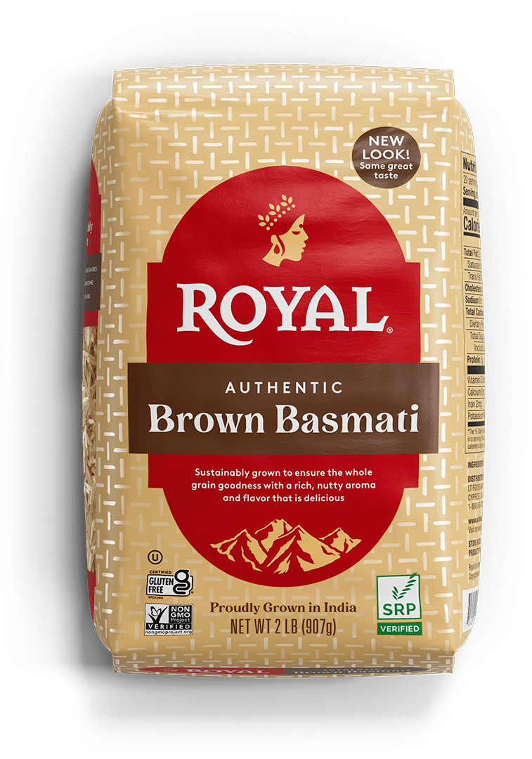 thumbnail image 2 of Authentic Basmati Brown Rice - Whole Grain, Gluten Free - 10 Pound Bag 2 of 4
