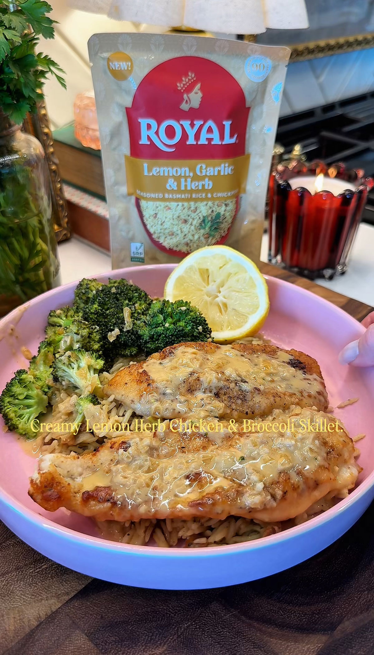 Lemon Herb Chicken and Broccoli