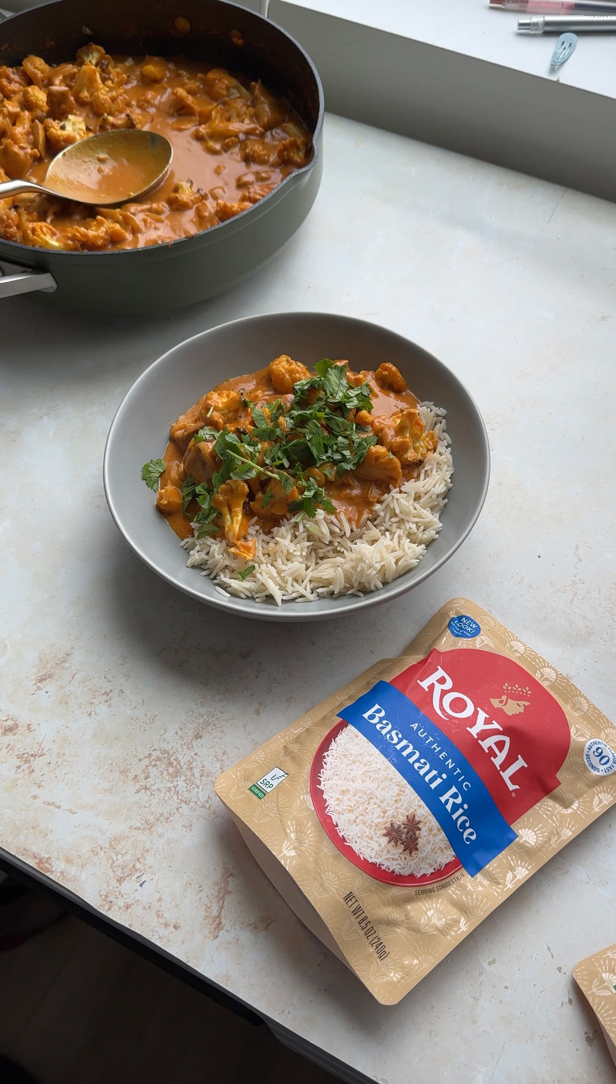 Cauliflower Coconut Curry