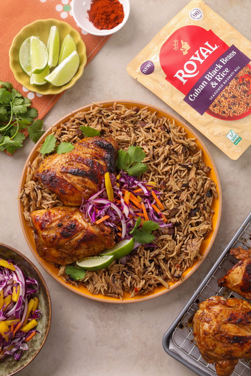 Tamarind Chicken & Cuban Rice