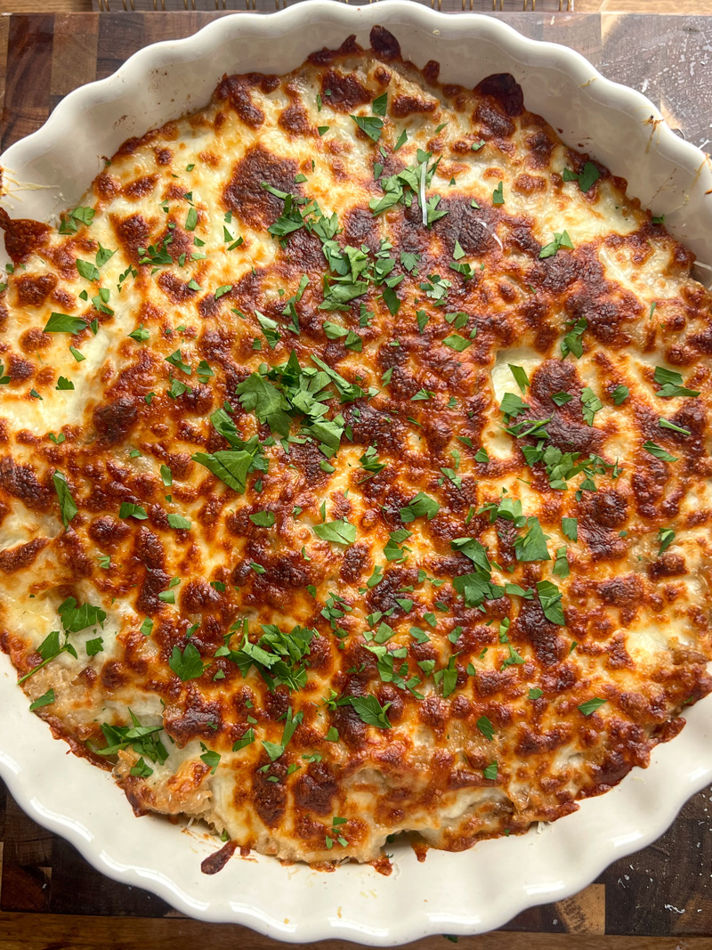 Savory French Onion Rice Pudding