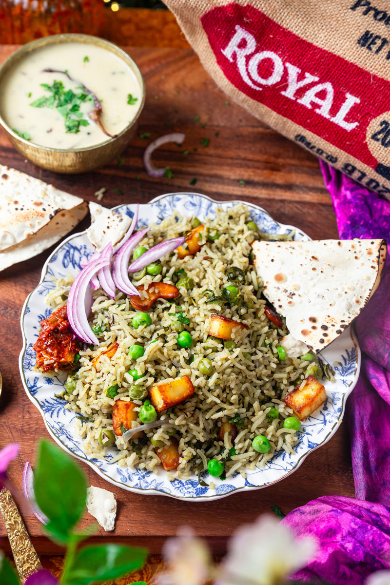 Methi Matar Malai Pulao