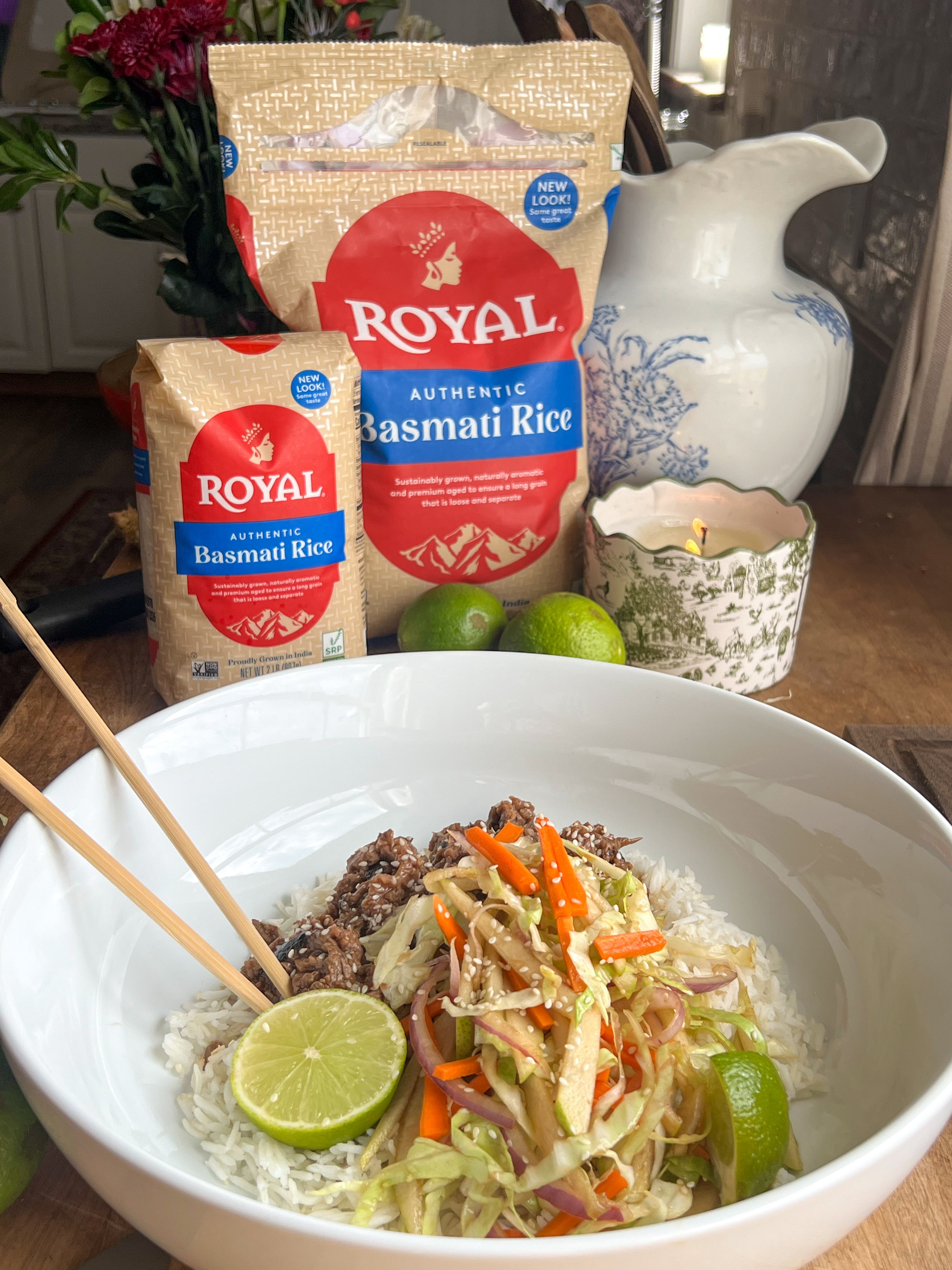 Miso Ginger Beef Bowls