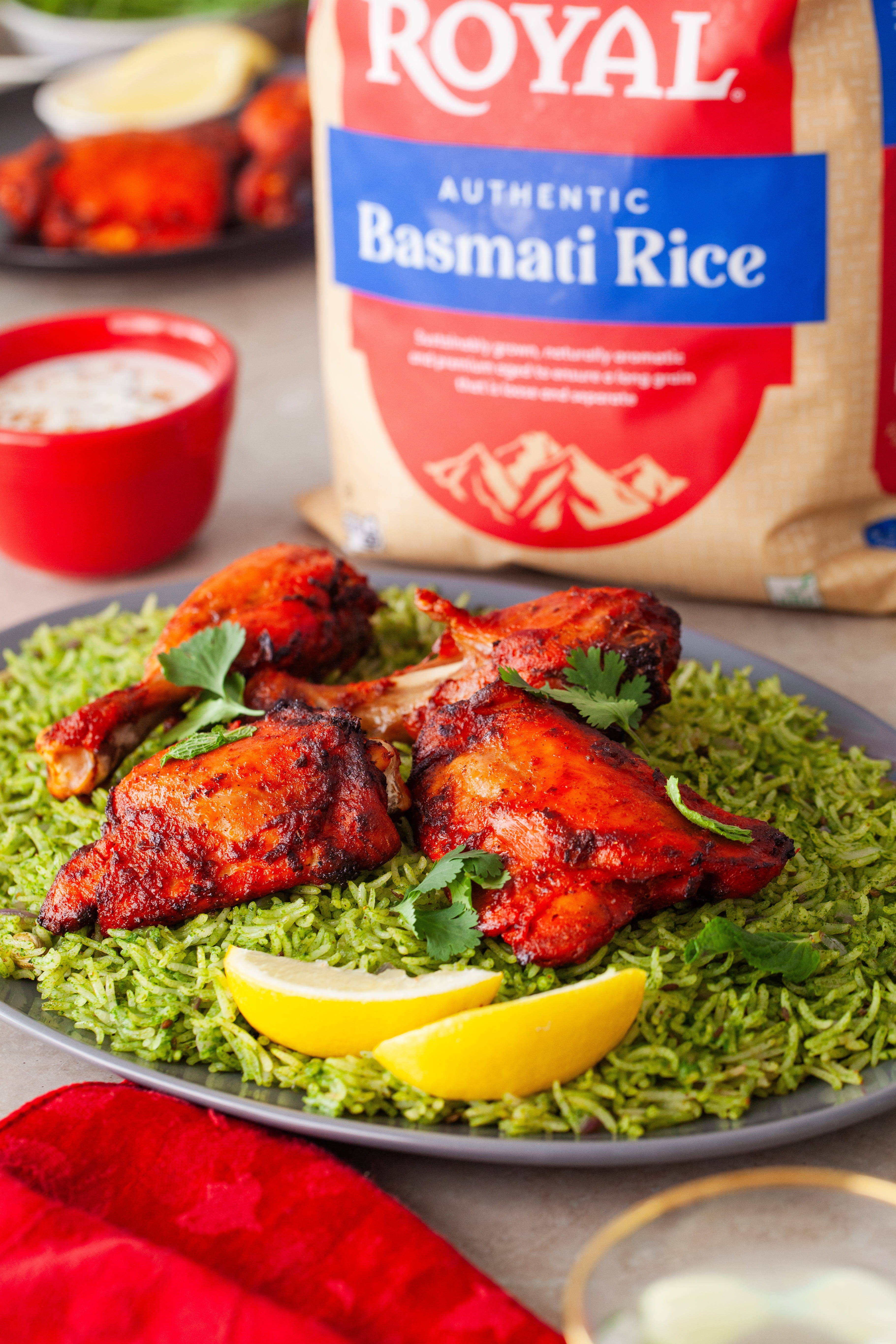 Cricket Field Rice with Wicket-Winning Chicken