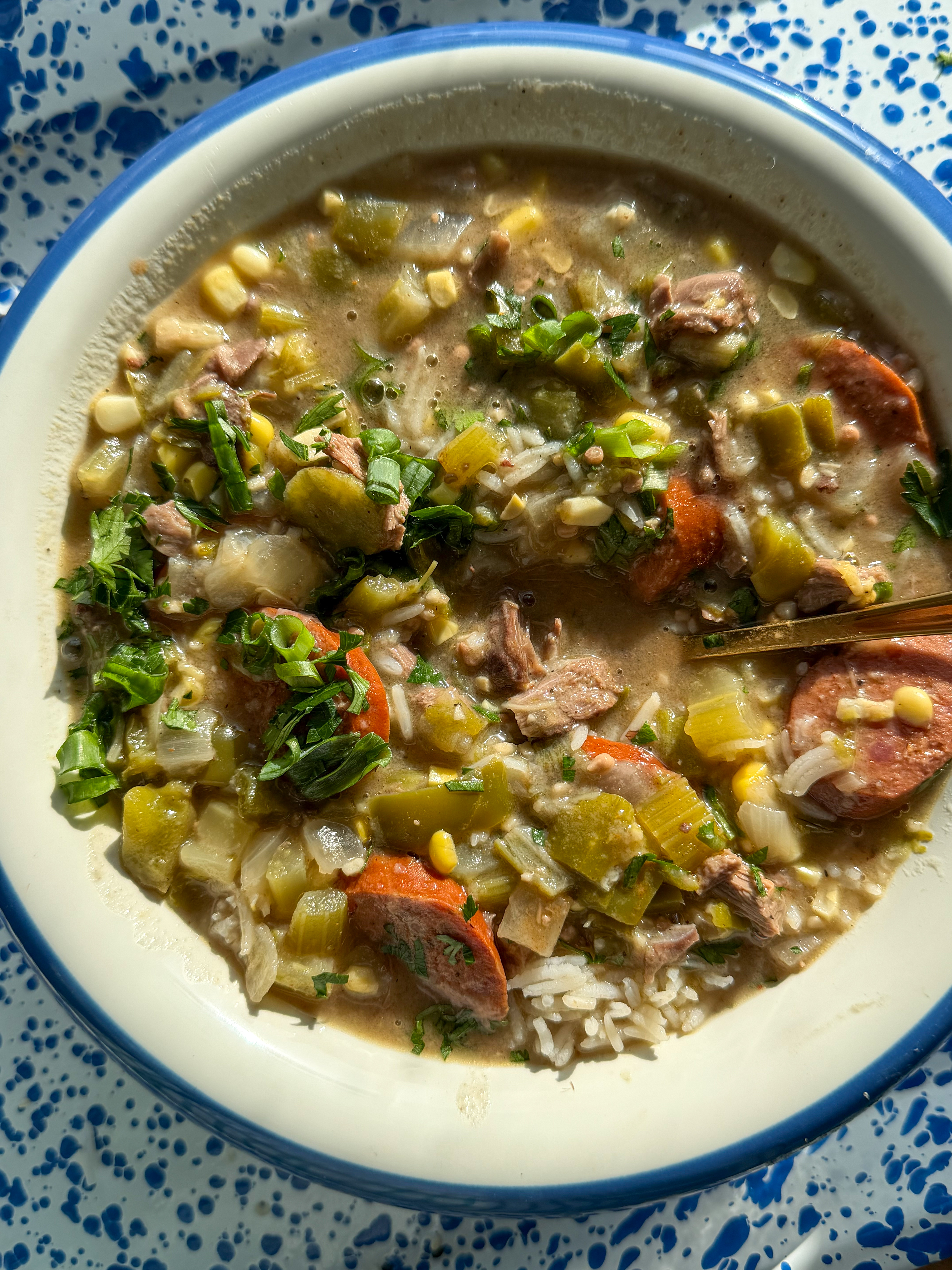 Smoked Turkey Gumbo