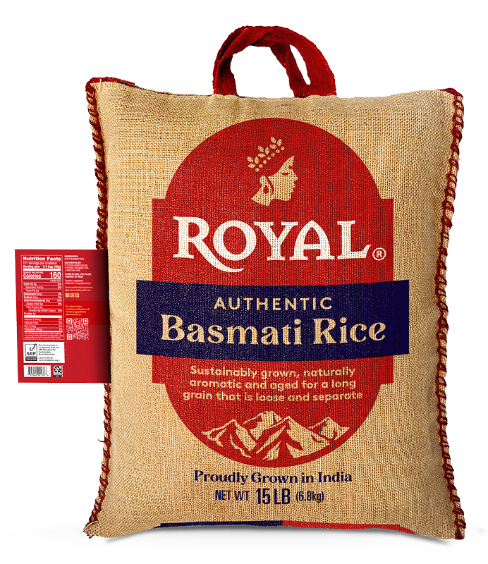 Authentic white Basmati Rice 15 lb