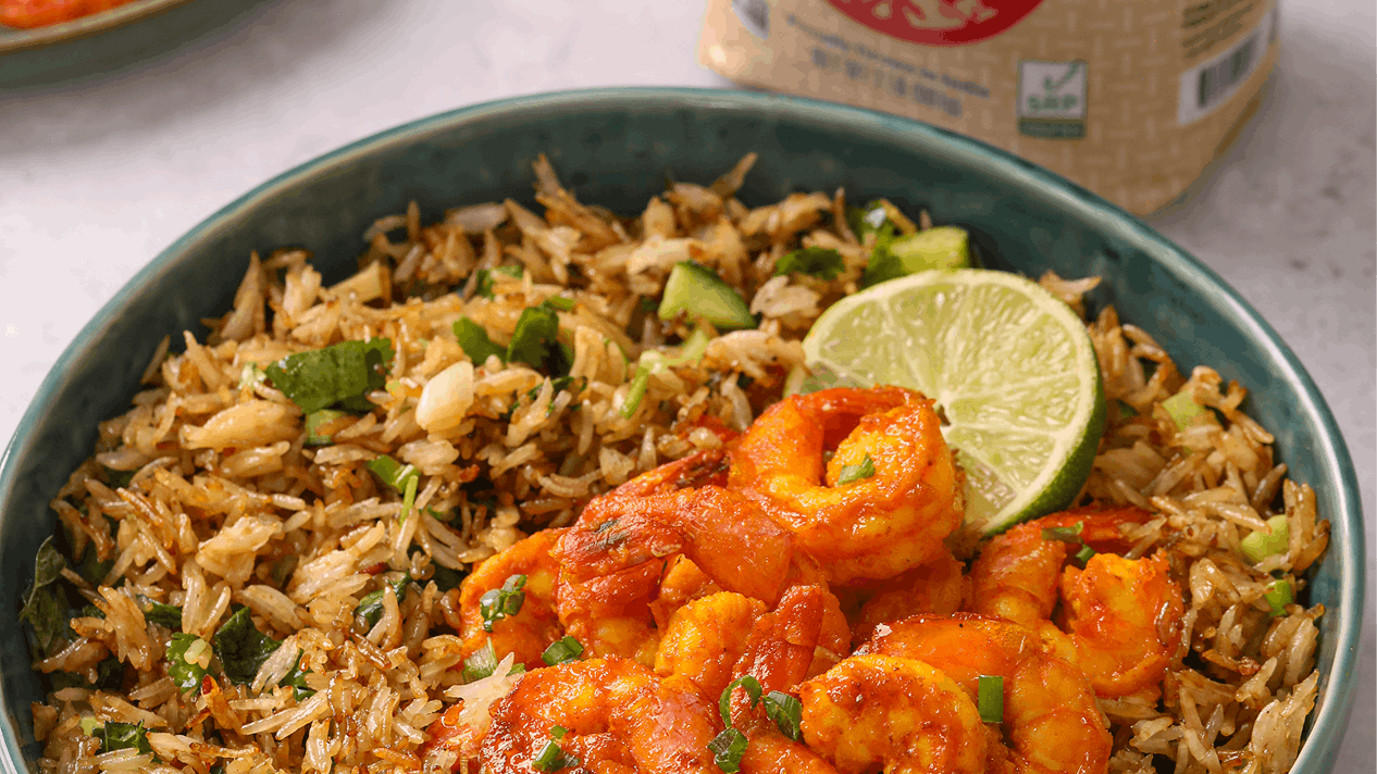 Crispy Coconut Rice Salad
