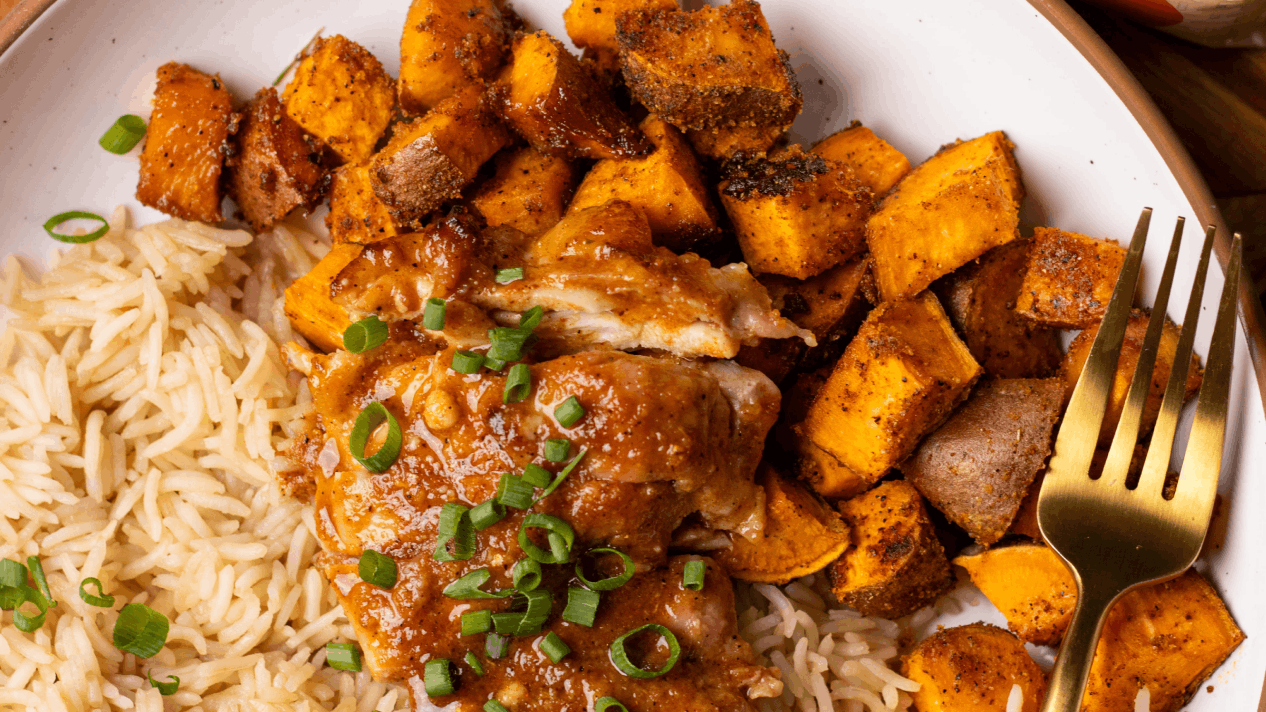 Miso Maple Chicken Thigh Bowl