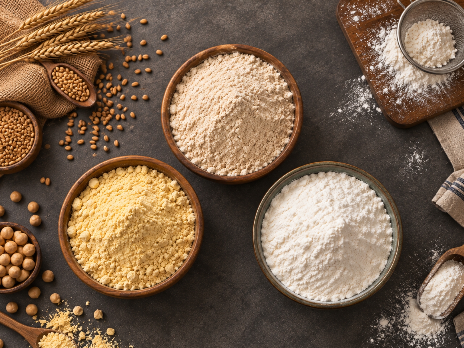 Types of Indian Flour: Atta, Besan, Maida, and More