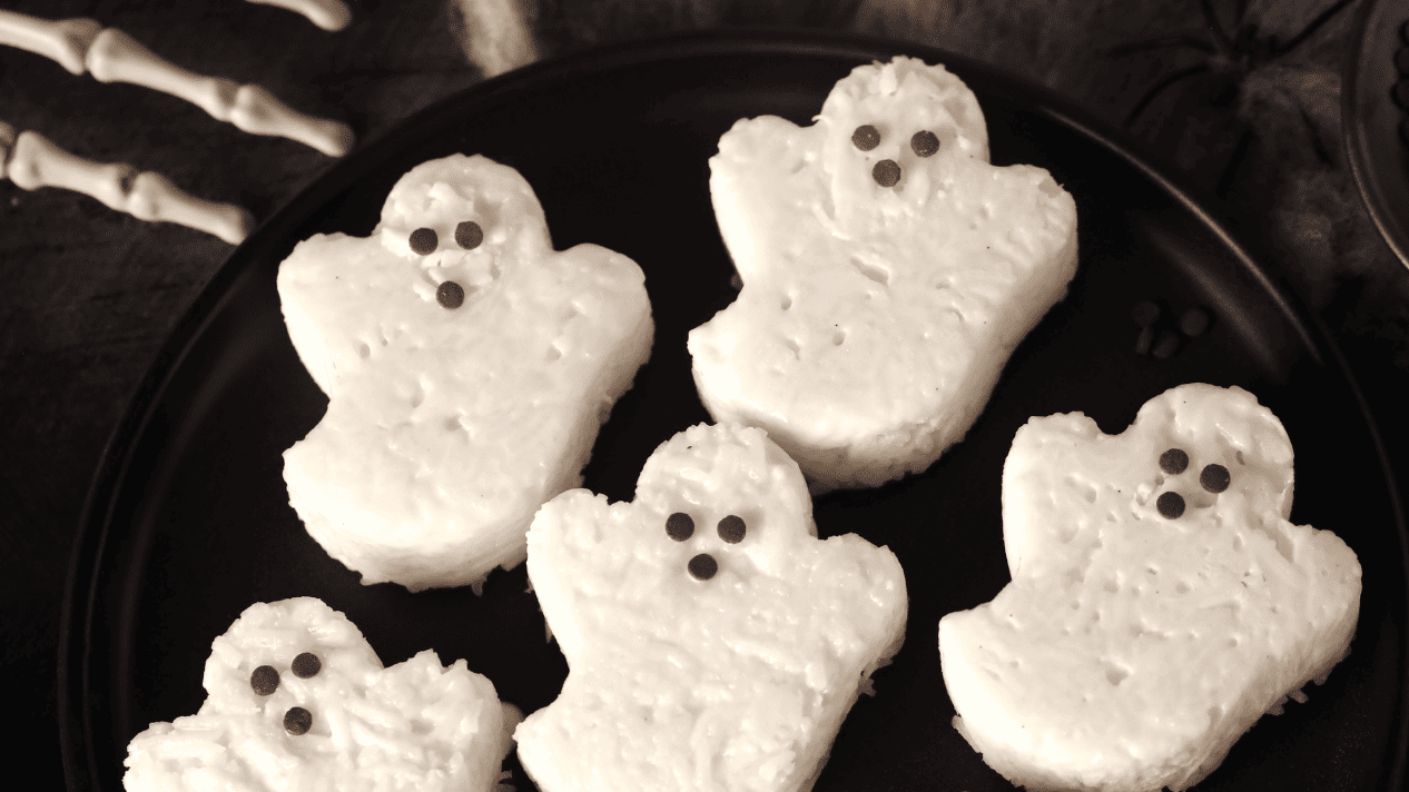 Spooky Ghost Rice Treats
